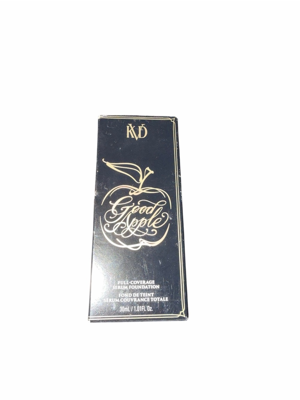 KVD Good Apple Full-Coverage Serum Foundation - Black & Gold Box Deep 080